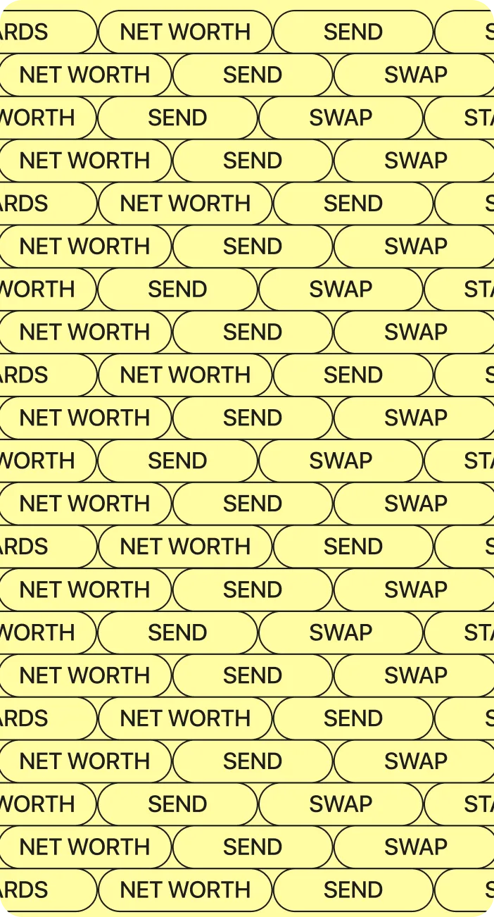 Normies crypto management mobile view